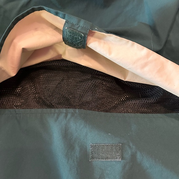 Eddie Bauer Jacket Hunter Green Hooded Full Zipper Cinch Hood Waist Hem Medium - Picture 6 of 9